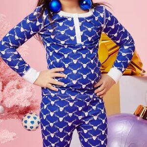 Roberta Roller Rabbit Deerest pajama set navy